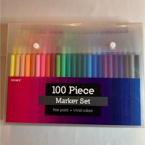 New XONEX 100 Piece Marker Coloring Set